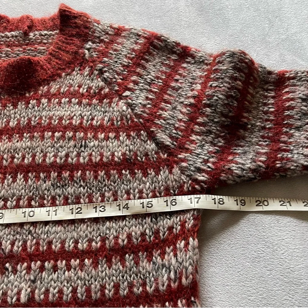 Isabel Marant rust grey mix super kid mohair blend sweater, see measurements - Picture 10 of 13